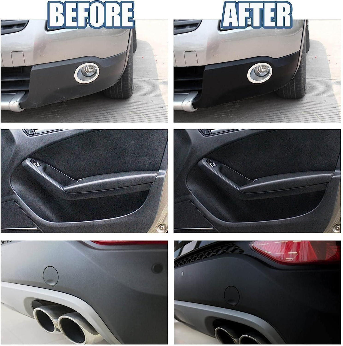 Vehicle Plastic Part Shine Restorer Coating Agent