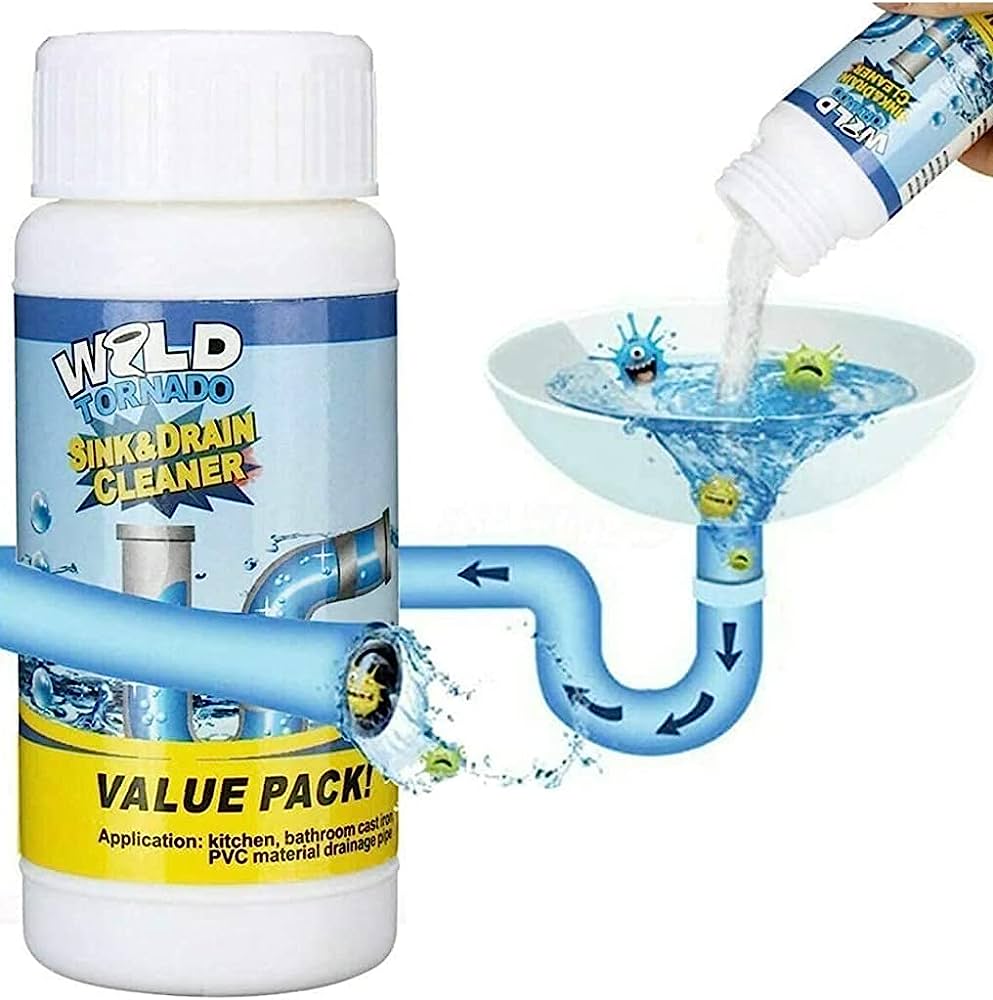 Powerful Drain Blockage & Sink Cleaner Powder