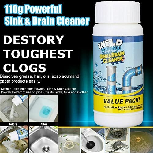 Powerful Drain Blockage & Sink Cleaner Powder